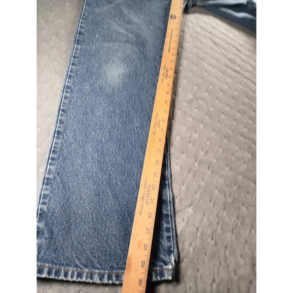 🔥 VINTAGE Levi's 517 Bootcut Jeans Men's 36x32l Medium Wash 100% Cotton Cowboy! - Picture 7 of 13